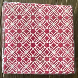 NIB Lilly Pulitzer Vanilla Spice Cocktail Napkins 5"×5" – Set of 40